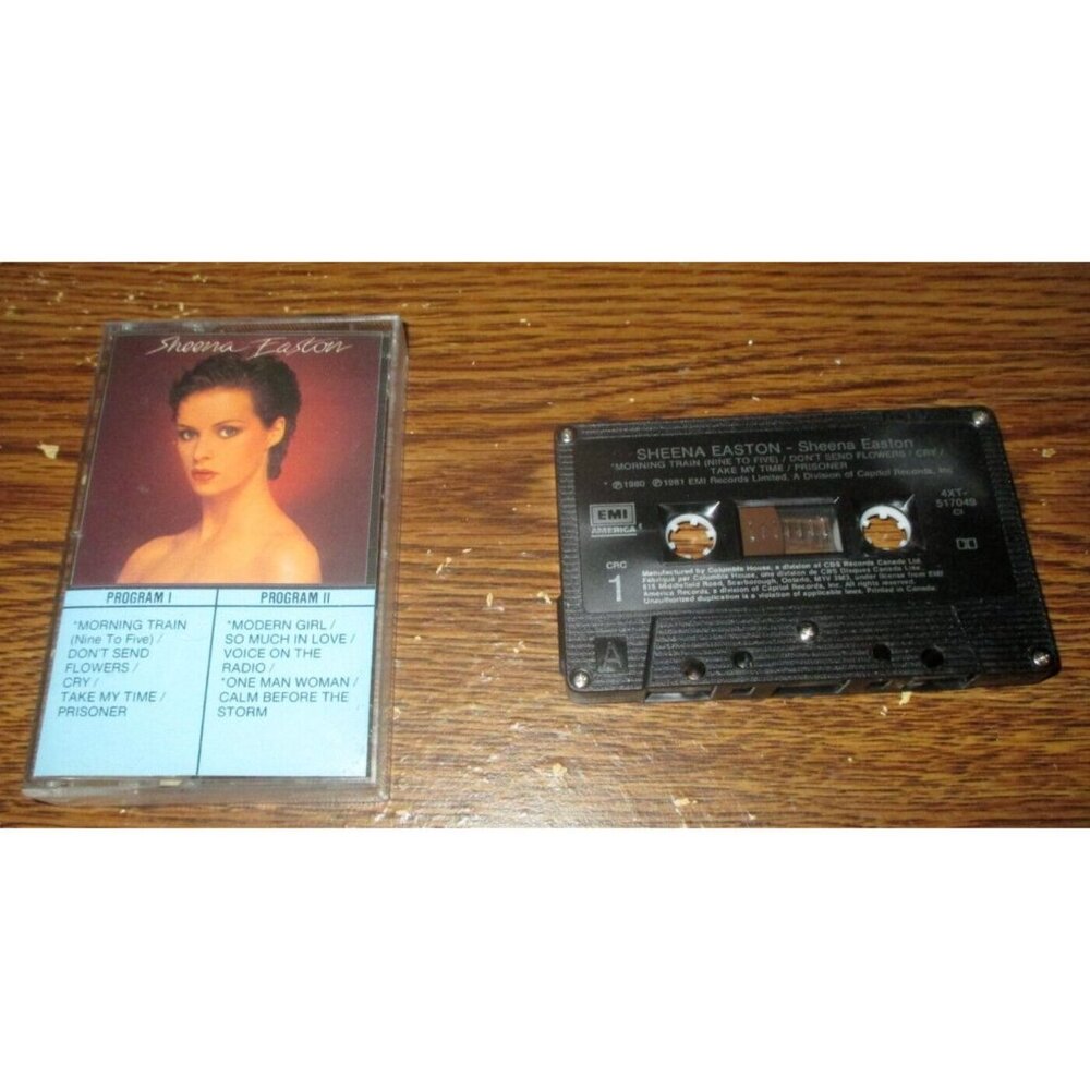 Sheena Easton (self-titled) on cassette (EMI Records Canada, 1981)